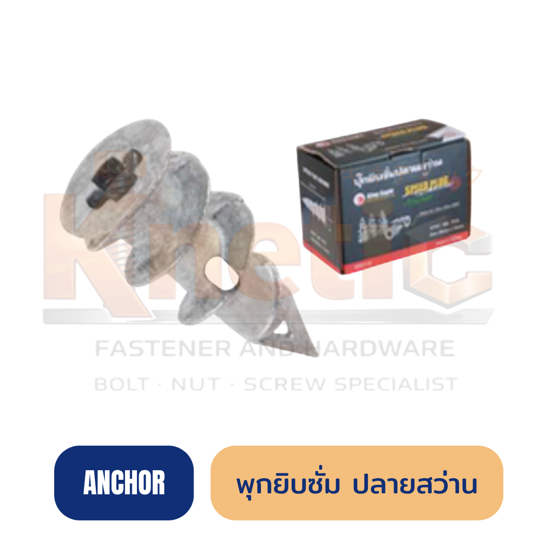 พุกยิบซั่ม ปลายสว่าน | พุกติดผนังยิปซั่ม ติดตั้งง่าย รับงานเบา-กลาง