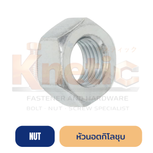 หัวนอตเพลาขาวชุบ (หัวนอตกิโลชุบ)