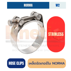 เหล็กรัดเทอร์โบ NORMA สแตนเลส | แคล้มป์รัดท่อคุณภาพสูง