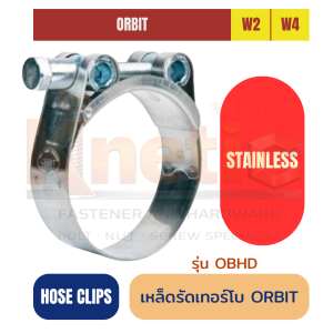เหล็กรัดเทอร์โบ ORBIT รุ่น OBHD | เข็มขัดรัดท่อแรงดันสูง